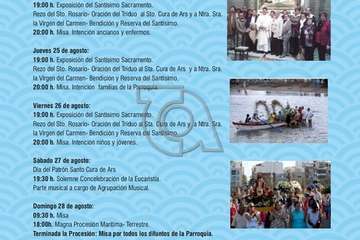 Programa de las fiestas de Melenara 2022/TA.